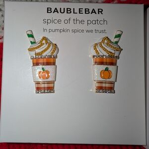 BaubleBar Pumpkin Spice Earrings